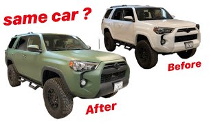 Vinyl wrapping a 2020 Toyota 4Runner