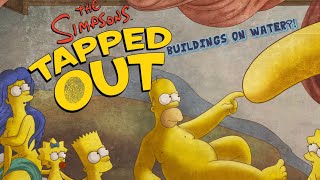 The Simpsons: Tapped Out - How To Place Buildings On Water