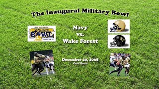 2008 Military Bowl (Navy v Wake Forest) One Hour