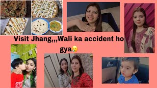 Travelling vlog | Visit Jhang | Independence Day| Wali ka accident ho gya🥲