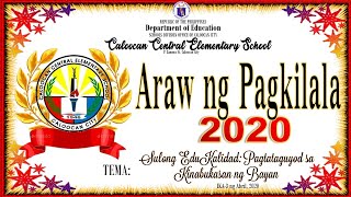 CCES Araw ng Pagkilala S.Y. 2019-2020 (Grade V)