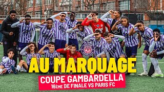 Au marquage ... des U18 en Coupe Gambardella face au Paris FC