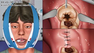 ASMR 매복 사랑니를 방치하면 안 되는 이유! 누워있는 사랑니 제거 애니메이션 | Wisdom Tooth Removal Animation