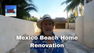 Noisy Stone Cutting Day For Pool & Noise Control - Mexico Beach Home Renovation