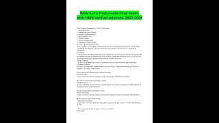 Wgu C215 Final Exam Well Elaborated Study Guide 2023