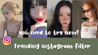 Trending instagram filters | 2022 instagram filters you need to try!  #instagramfilters