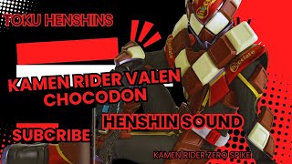 Kamen Rider Valen Chocodon Henshin Sound #kamenridergavv #kamenridervalen