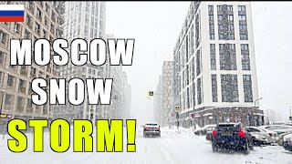 🇷🇺Would you drive in Russia Winter ? How to Drive in Russia Winter Snow Storm