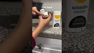 How to take away sticky residue with deodorant ￼￼