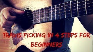 Travis Picking in 4 Easy Steps for Beginners | TABS