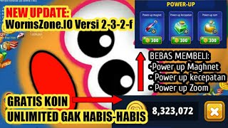 GRATIS KOIN UNLIMITED DAN BEBAS BELI APAPUN DI GAME worms zone io v2-3-2-f