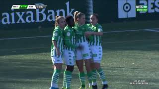 Gol del Betis Feminas - Eibar ( Asentewaa)