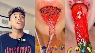 Text To Speech 🌈 ASMR Satisfying Eating 🌈 POVs @MARRK ADAMS || Tiktok Compilations 2023 #41