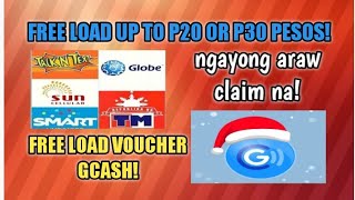 CLAIM FREE LOAD P20 SA GCASH APP!