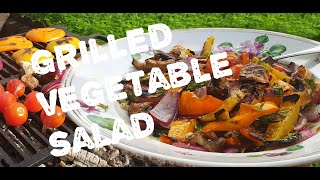 Simple grilled vegetable salad