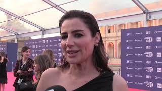 Luisa Ranieri, intervista sul red carpet dei David di Donatello 2022