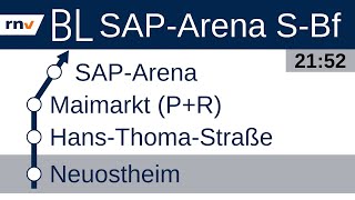 RNV - Ansagen der BUGA-Linie BL