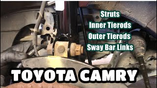 Toyota Camry Noise Over Bumps And Vibration At Highway Speeds!! Steering And Suspension Repair!!