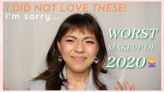 The WORST Makeup of 2020! the most disappointing products I tried this year