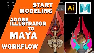 Technique from Adobe Illustrator To Maya