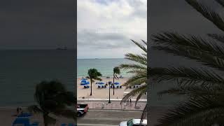 Windy weekend at Fort Lauderdale beach, Florida #shorts