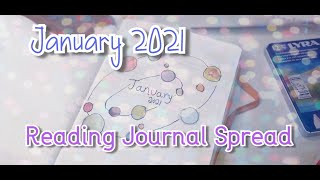 January 2021 Reading Bullet Journal