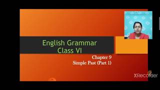 English Grammar/Class VI/Chapter 9/Simple Past/(Part-1)