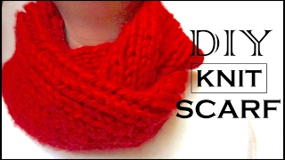 How to Knit an Infinity Scarf