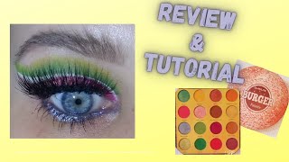 REVIEW & TUTORIAL | GlamLite: Burger Palette | melissajackson07