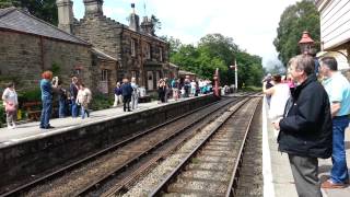 North yorkshire moors railway at goathland