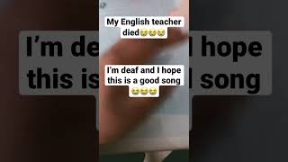 My Teacher Died #shorts (JOKE)