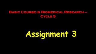 NPTEL, BCBR,  Assignment 3: Literature review -answer key, , December 2021