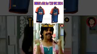 INDIAN Cricket Team New KIT 2024 T20 worldCup  #indiancricketteam #bcci #shortsindia #viratkohli