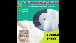 PUGAZH PRINTPACK SOLUTIONS, TIRUNELVELI. (PACKING TAPE STRECH FLIM Bubble wrap  Strapping roll )