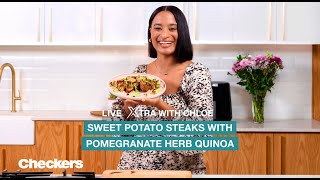 Sweet Potato Steaks with Pomegranate Quinoa | Checkers South Africa