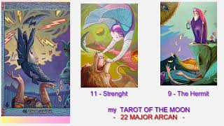 22 Major Arcana - My Tarot of the Moon - by Carlo Salomoni 2023