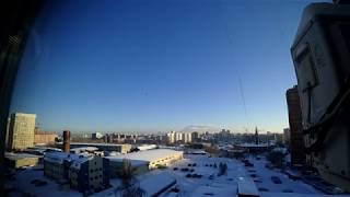 Timelapse Novosibirsk. Winter. 04 december