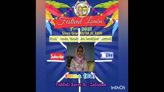 Festival Lomba |Online| 2021-
Lomba Tahfidz- Dinda(B3)- KB/RA AL AMIN KRA