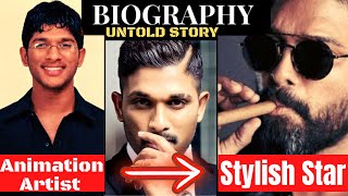 Allu Arjun Biography - Indian Stylish Star Pushpa Ka Untold Life Story | Pushpa 2