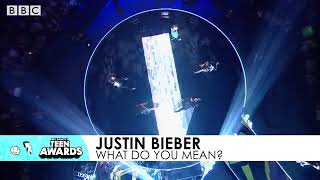 Justin Bieber -What do you mean (Radio 1 's teen awards)