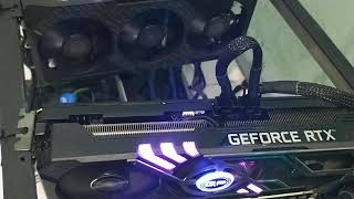 Rtx 3070 aorus Testei Minerando Placa Top Mineração ETH BTC 2021 !  🐳