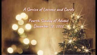 12/18/2022 Livestream Worship Service