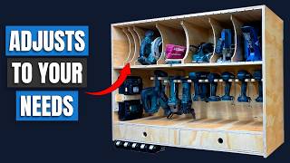 Cordless Tool Storage & Charging Station - DIY Plans