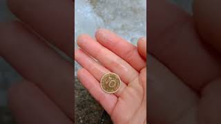 clean dirty coin 10 PFENNIG 1984r. #asmr