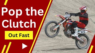 How to POP the CLUTCH on a Dirt Bike Without LOOPING OUT!