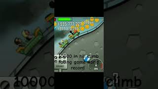 world record in hill climb racing game #youtube