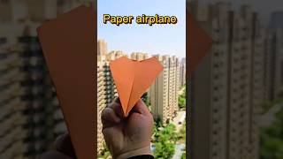 A paper airplane that flies high and far #paper #paperplane #origami #short