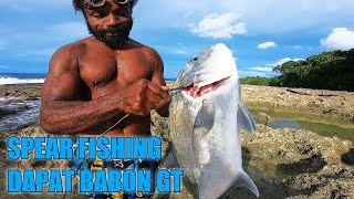 Casting di pantai, ketemu paitua yang berhasil menaikan GT dengan teknik spear fishing, saddeesst