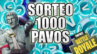 JUGANDO AL FORTNITE PARTIDAS PRIVADAS CON PREMIO!!!! A  1000 SUSBSCRIPTORES DOY CÓDIGO DE 1000 PAVOS