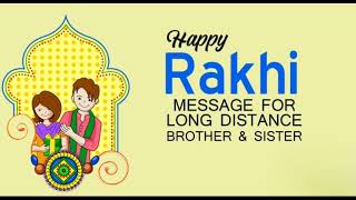 Rakshabandhan Message For brother & Sister | Best Rakhi wishes For brother & Sister must send |